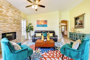 House (4 Bedrooms) | Interior - Private Pool & Patio: Desert Hot Springs Retreat (Desert Hot Springs)