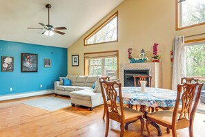 House (5 Bedrooms) | Front of property - Resort Amenities & Game Room: Arrowhead Lake Home! (Pocono Lake)