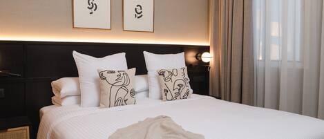 9 chambres, fer et planche Ă repasser, Wi-Fi, draps fournis