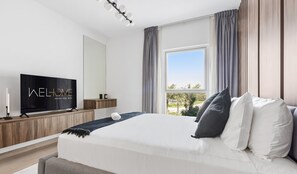Design-Apartment | 2 Schlafzimmer, individuell dekoriert, Bügeleisen/Bügelbrett