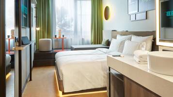 1 Schlafzimmer, Allergikerbettwaren, Zimmersafe, individuell dekoriert