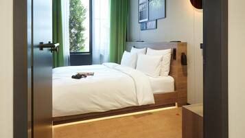 1 bedroom, hypo-allergenic bedding, in-room safe, individually decorated