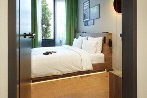 1 bedroom, hypo-allergenic bedding, in-room safe, individually decorated