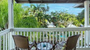 Classic Room, 1 Queen Bed, Balcony, Pool View (1) | Balcony view