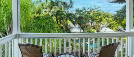 Classic Room, 1 Queen Bed, Balcony, Pool View (1) | Balcony view