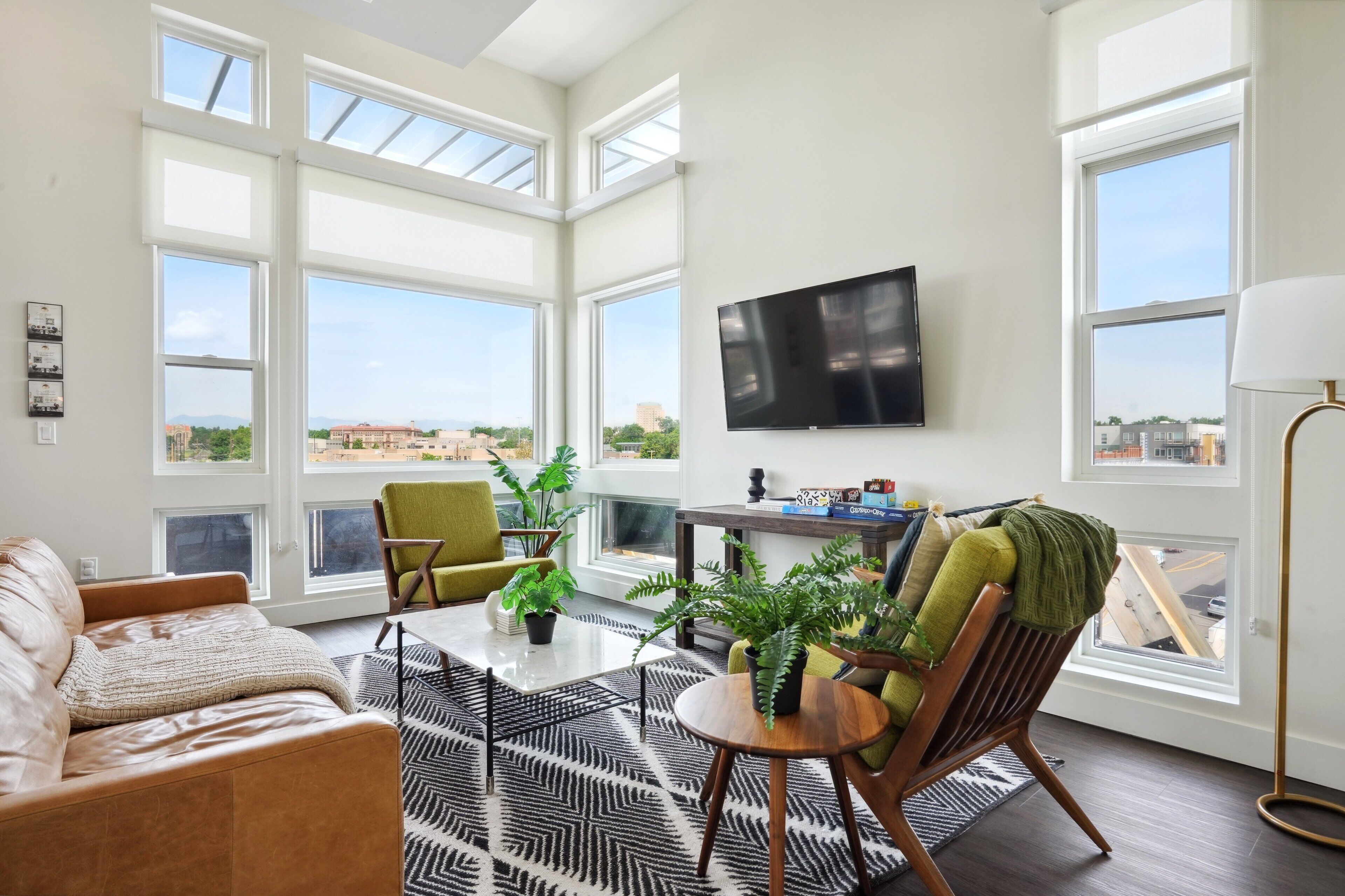 Condo, Multiple Beds, Kitchen, City View (Unit 504) | Living area | TV