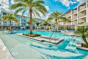 Pool - Unit 326 @ The Pointe | Resort Pool + Hot Tub | Grills, Fire Pit, & Restaurant (Rosemary Beach)