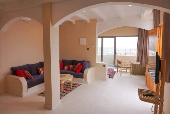 Living area - Very nice sea view apartment C1 (AGADIR)
