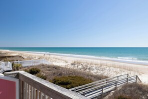 Beach - 2 Seas the Day West, Oceanfront Duplex in Emerald Isle, NC! (Emerald Isle)