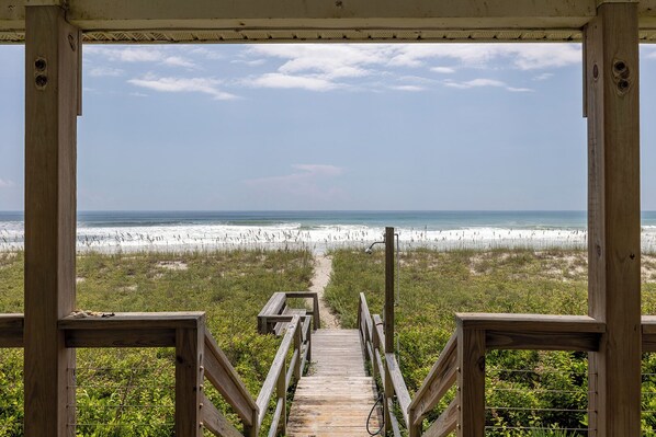 Beach - Anniversary Waltz West, Oceanfront Duplex in Emerald Isle, NC! (Emerald Isle)