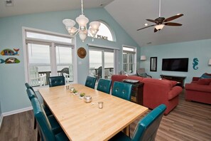 Dining - Anticipation, Oceanfront Duplex in Emerald Isle, NC! (Emerald Isle)