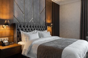 Ropa de cama hipoalergénica y minibar 