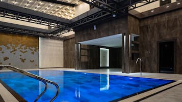 Indoor pool, seasonal outdoor pool