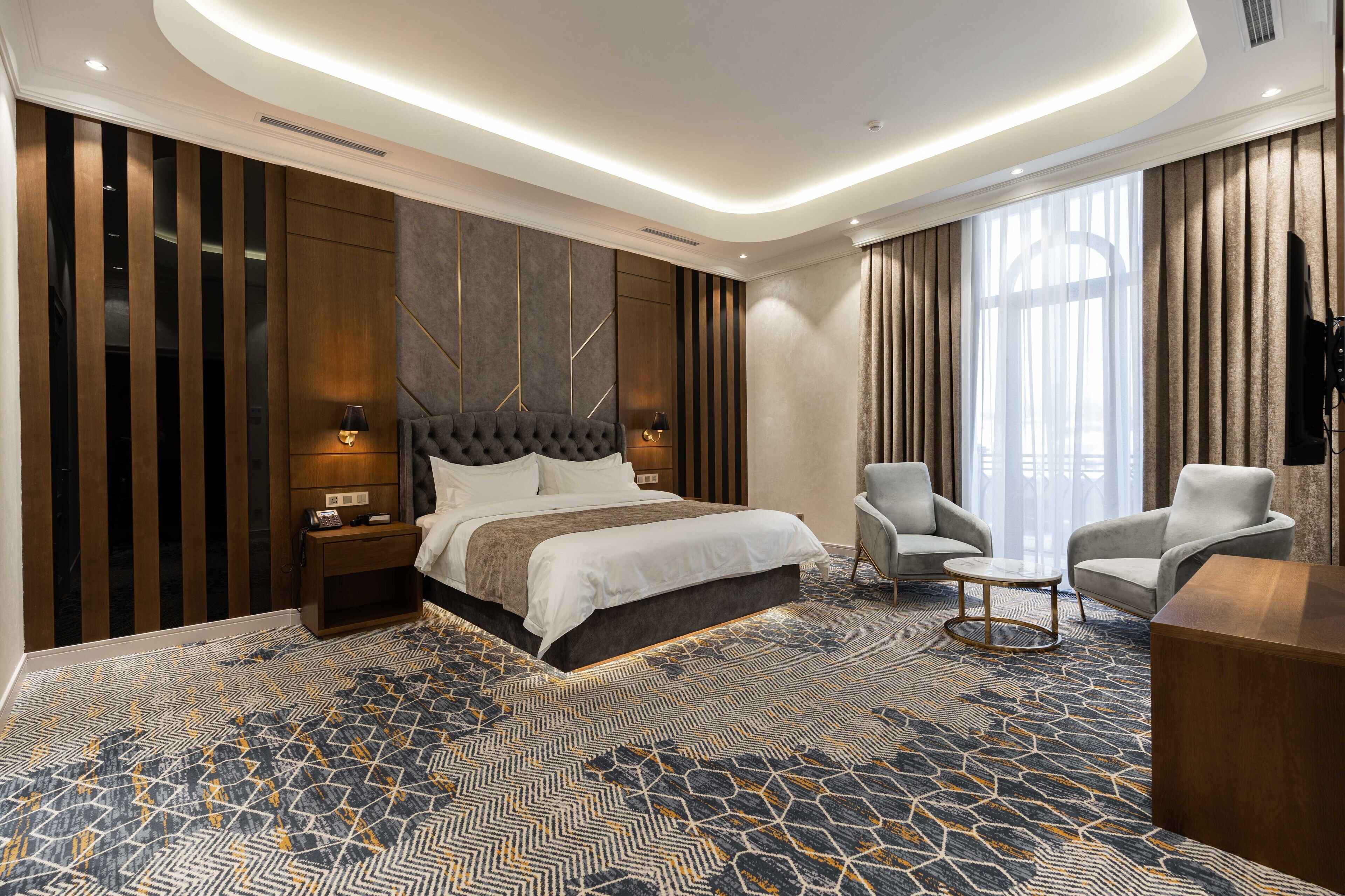 Ropa de cama hipoalergénica y minibar 