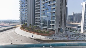 View from property - Luxury StayCation - Vibrant 1BR Apartment With Pool and Huge Balcony  (Dubai)