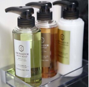 Haartrockner, Handtücher, Seife, Shampoo