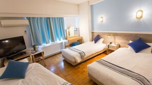 1 slaapkamer, een bureau, gratis wifi, beddengoed
