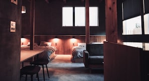 2 slaapkamers, een bureau, gratis wifi, beddengoed