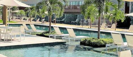 室外游泳池,恒温泳池