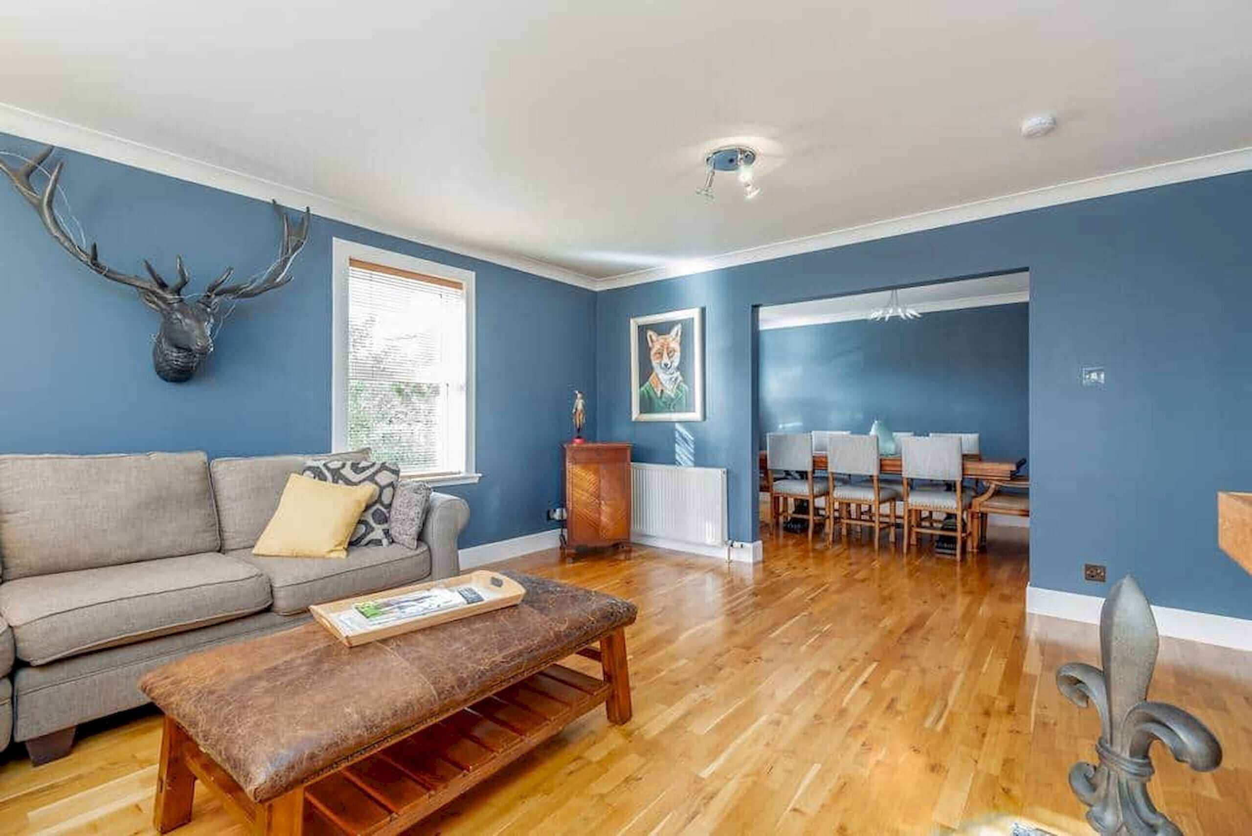 Télévision, cheminée