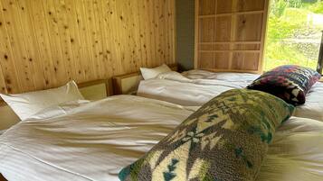 4 chambres, bureau, Wi-Fi gratuit, draps fournis