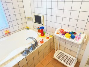 Hair dryer, towels