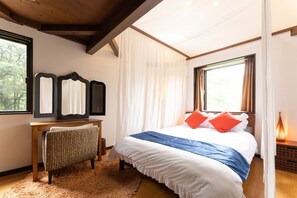 4 slaapkamers, een bureau, gratis wifi, beddengoed