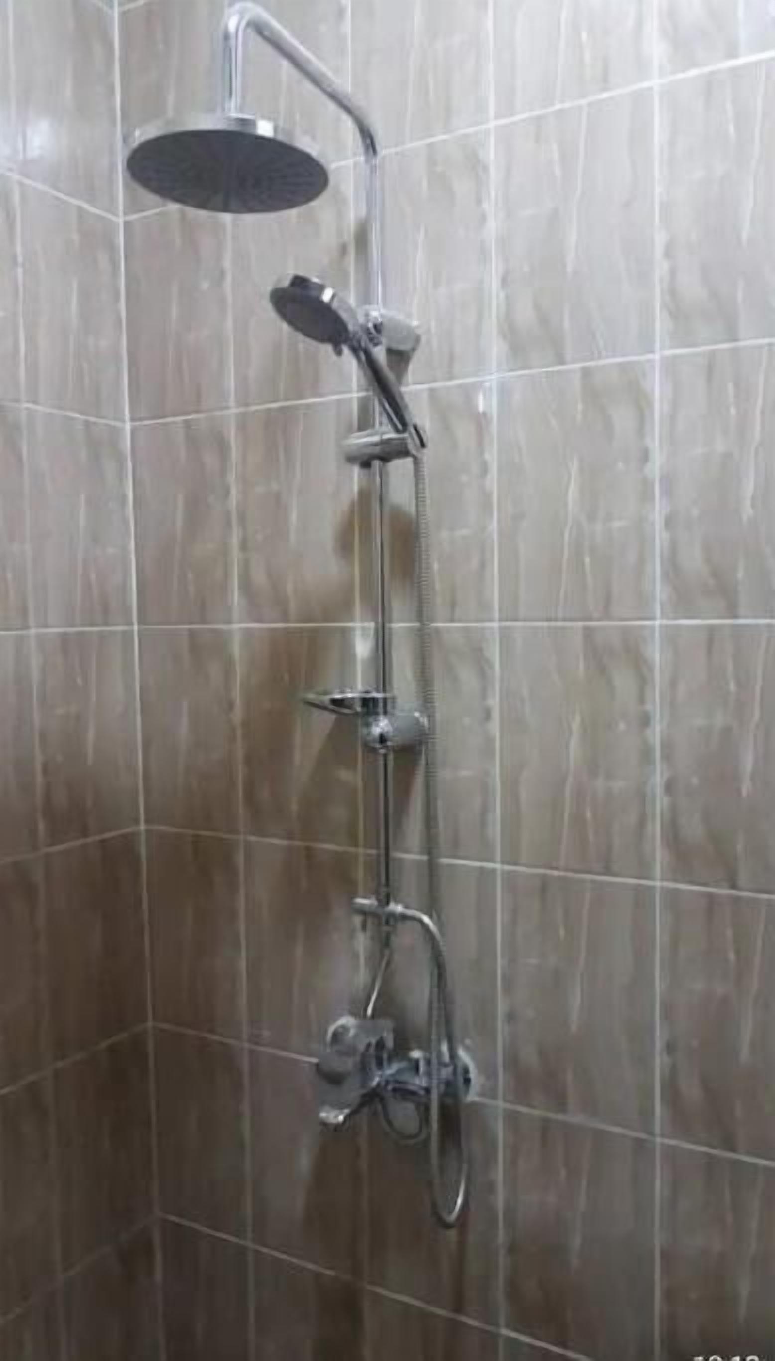 Shower, eco-friendly toiletries, bidet, towels