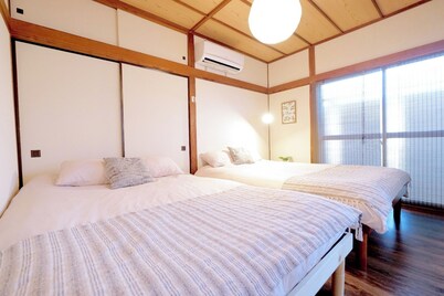 Yume no Ya 208 Two double beds | 4minute walk  - 1233 Mitsumi Corp I 208 Kichijoji Minamicho Musashino City Tokyo / Musashino, Tokyo