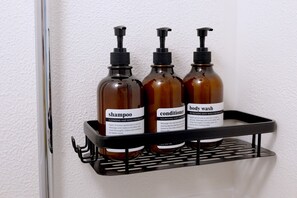 Hair dryer, towels