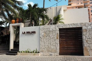 A szálláshely homlokzata