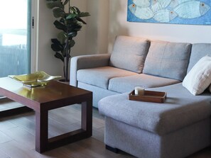 Living area - La Palma Beachfront - Self Check In (Cancun)
