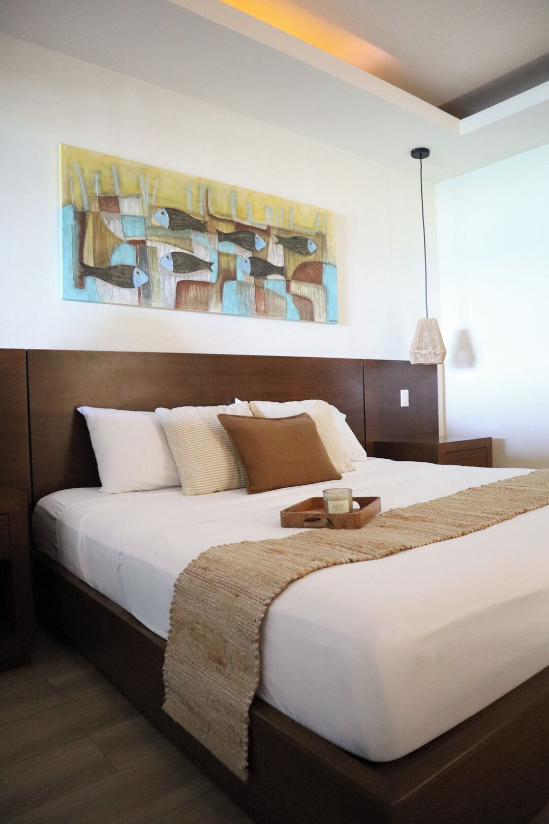 华丽双人房, 海洋景观 | 特色家居、免费 WiFi、床单