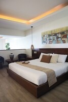 华丽双人房, 海洋景观 | 特色家居、免费 WiFi、床单