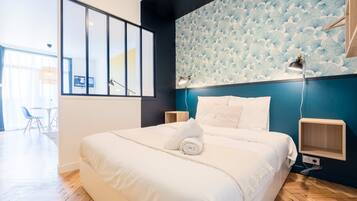 1 Schlafzimmer, Schreibtisch, Bügeleisen/Bügelbrett, Internetzugang