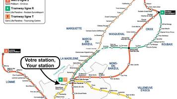 Majoituspaikan kartta