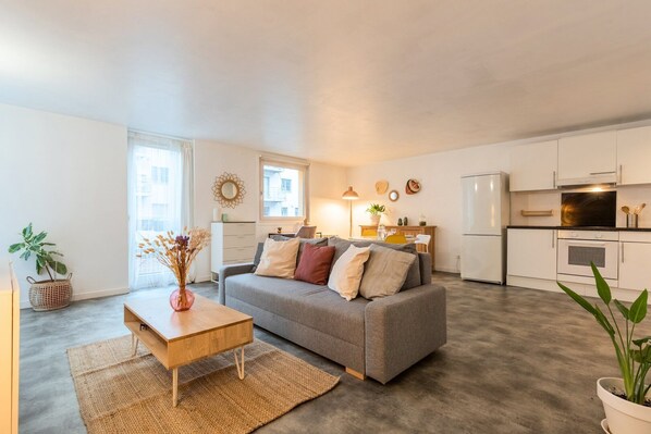 TV - Spacious apartment w/ private parking in Old Lille (Lille)