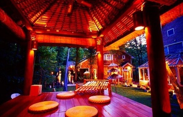 Overnattingsstedets uteområder