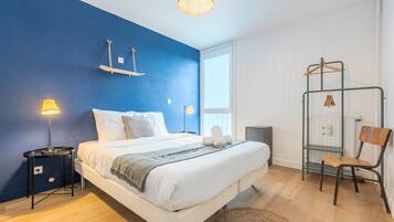 2 chambres, fer et planche à repasser, accès Internet, draps fournis