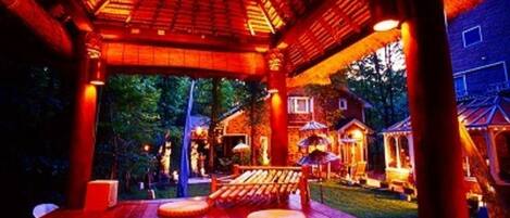 Overnattingsstedets uteområder