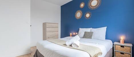 3 dormitorios, tabla de planchar con plancha, wifi y ropa de cama