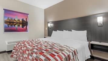 Superior Room, 1 King Bed, Non Smoking | Desk, laptop workspace, blackout curtains, iron/ironing board