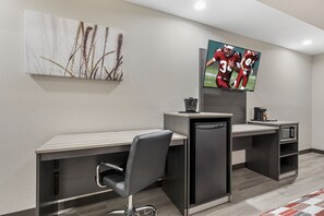 Superior Room, 2 Queen Beds, Non Smoking | Desk, laptop workspace, blackout drapes, iron/ironing board - Red Roof Inn Hutchins (Hutchins)