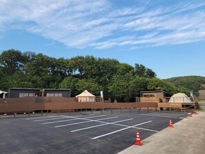 Overnattingsstedets uteområder