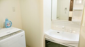 Hair dryer, towels