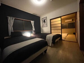 2 chambres, bureau, fer et planche Ă repasser, accĂšs au Wi-Fi (inclus)