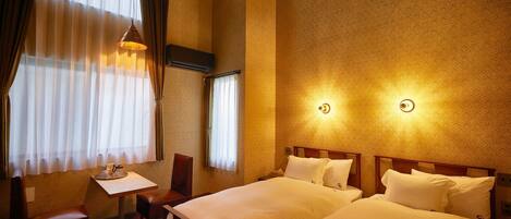 1 slaapkamer, een bureau, gratis wifi, beddengoed