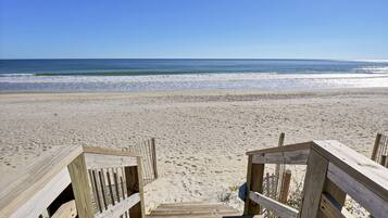 On the beach
