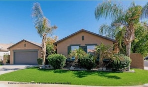 Exterior - Stylish home with private pool & spa and game room.  Near Festivals & La Quinta. (Indio)