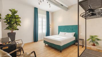 Suite monolocale Luxury | Copriletto in piuma, materassi a doppio strato, minibar